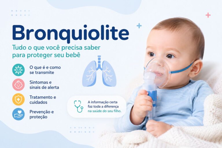 Bronquiolite: sintomas, tratamento e prevenção completa
